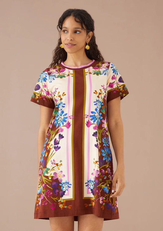 Charli Dress in Prairie Floral Cinnamon
