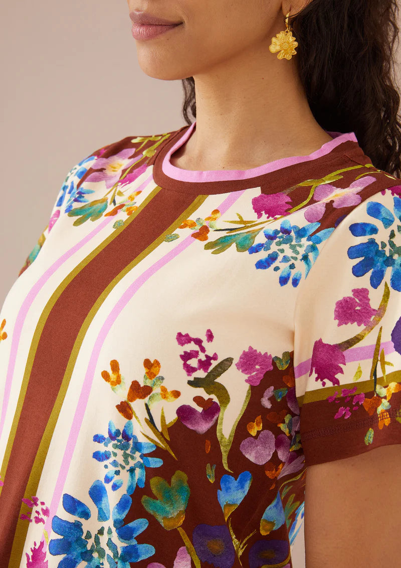 Charli Dress in Prairie Floral Cinnamon