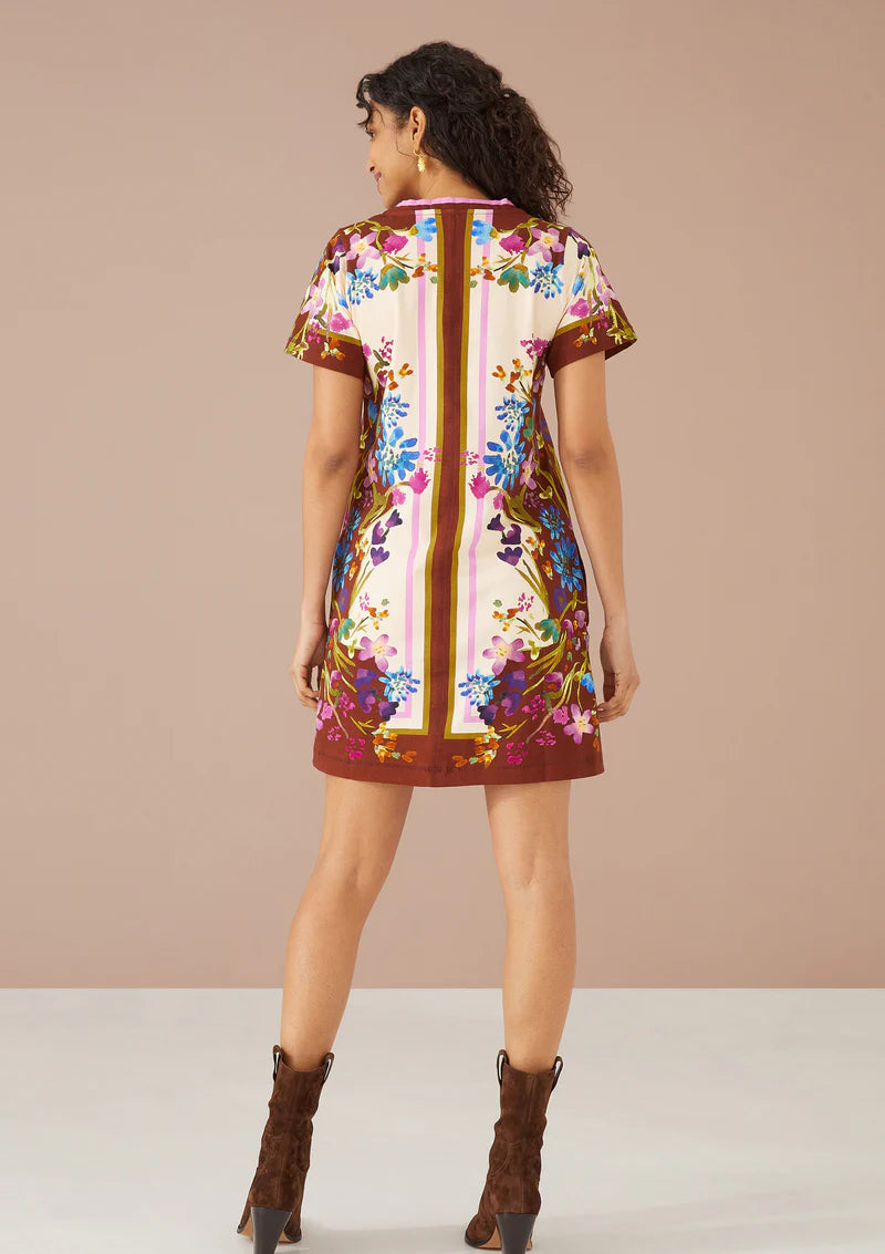 Charli Dress in Prairie Floral Cinnamon