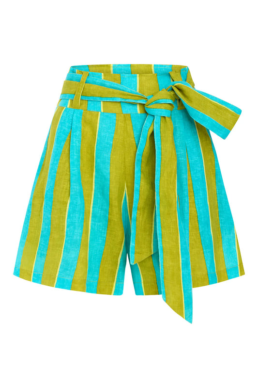 Uba Short in Citrus Stripe
