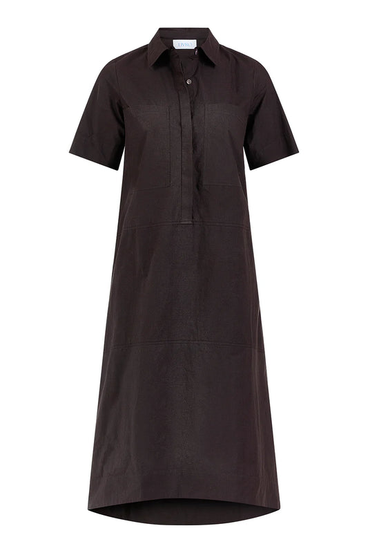 City Dress in Ganache