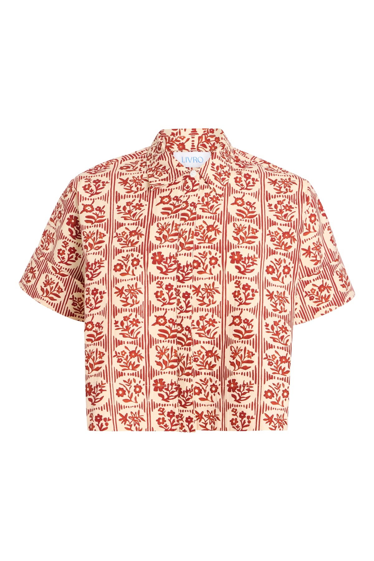Club Shirt in Brick Bloom