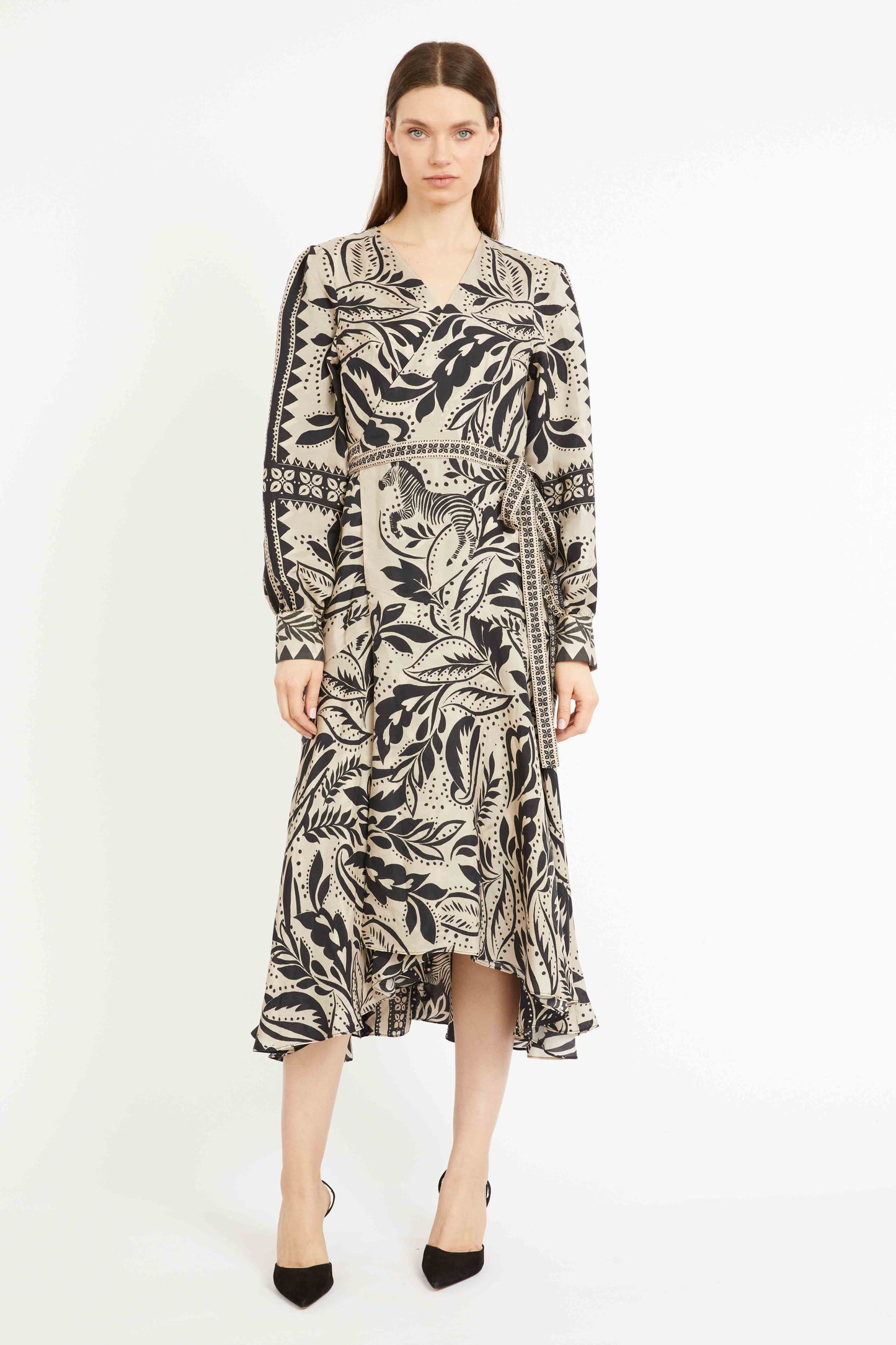 Moon Reversible Maxi in Zebra Fern