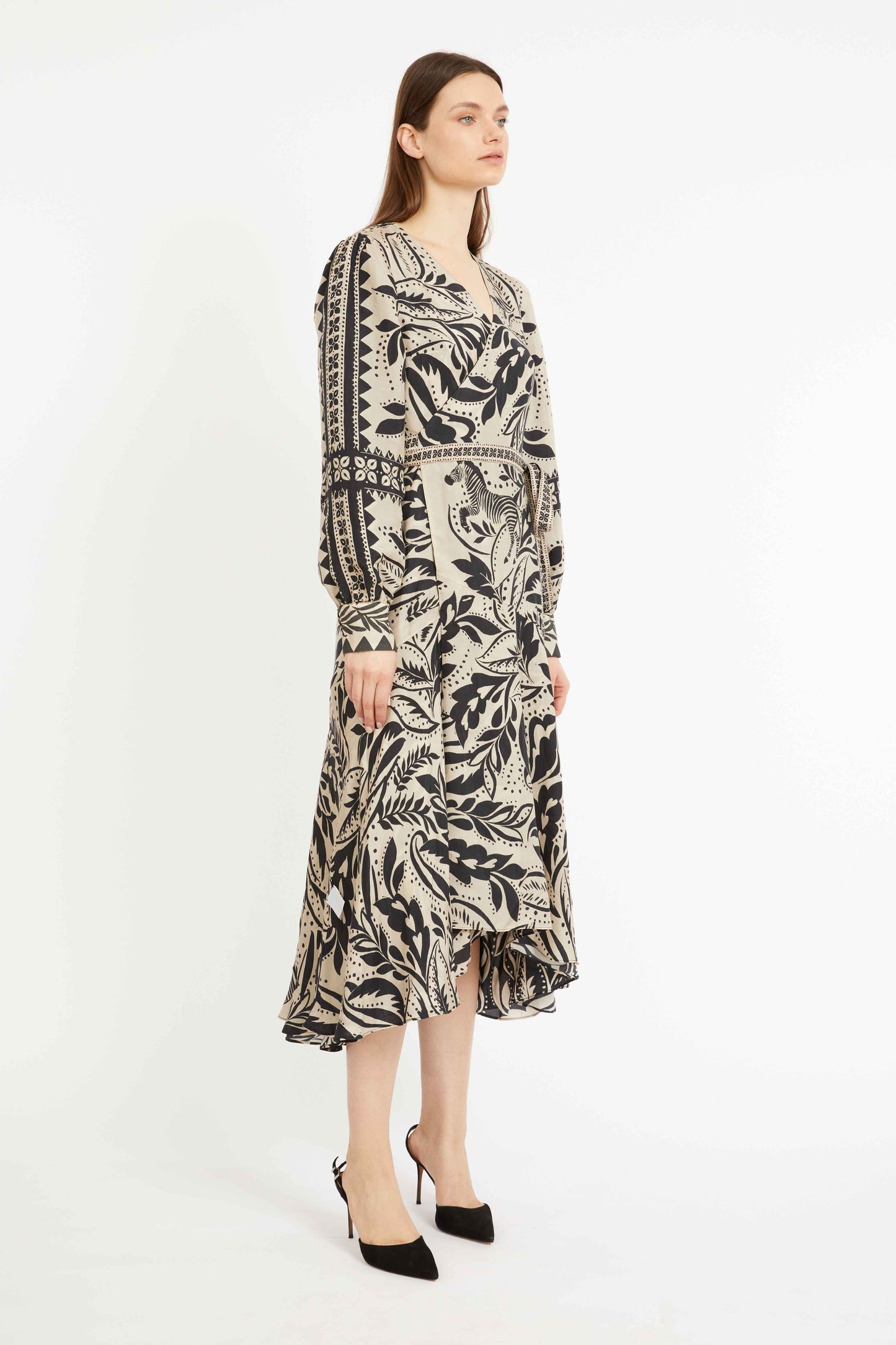 Moon Reversible Maxi in Zebra Fern
