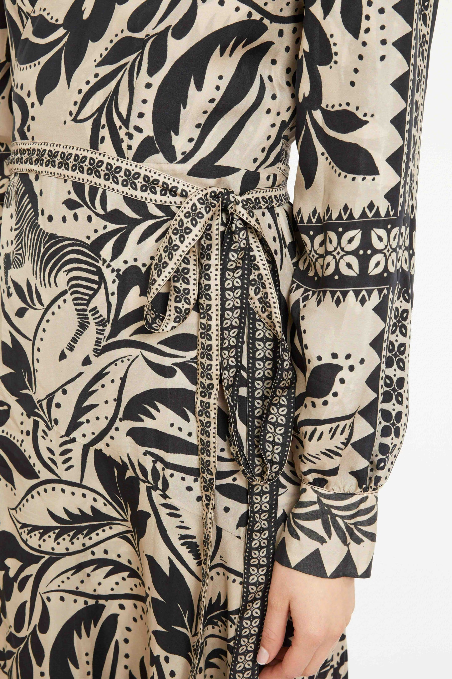 Moon Reversible Maxi in Zebra Fern