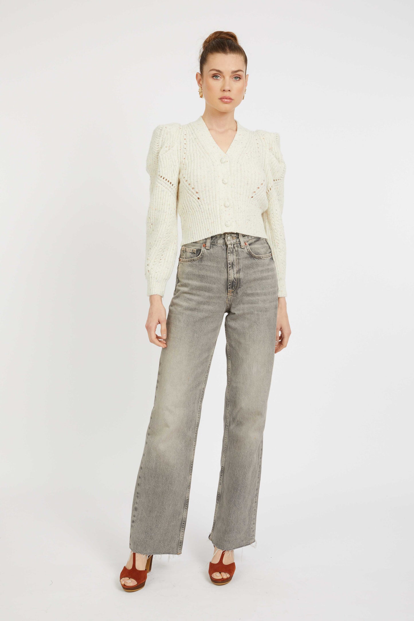 Audra Sweater in Antique White