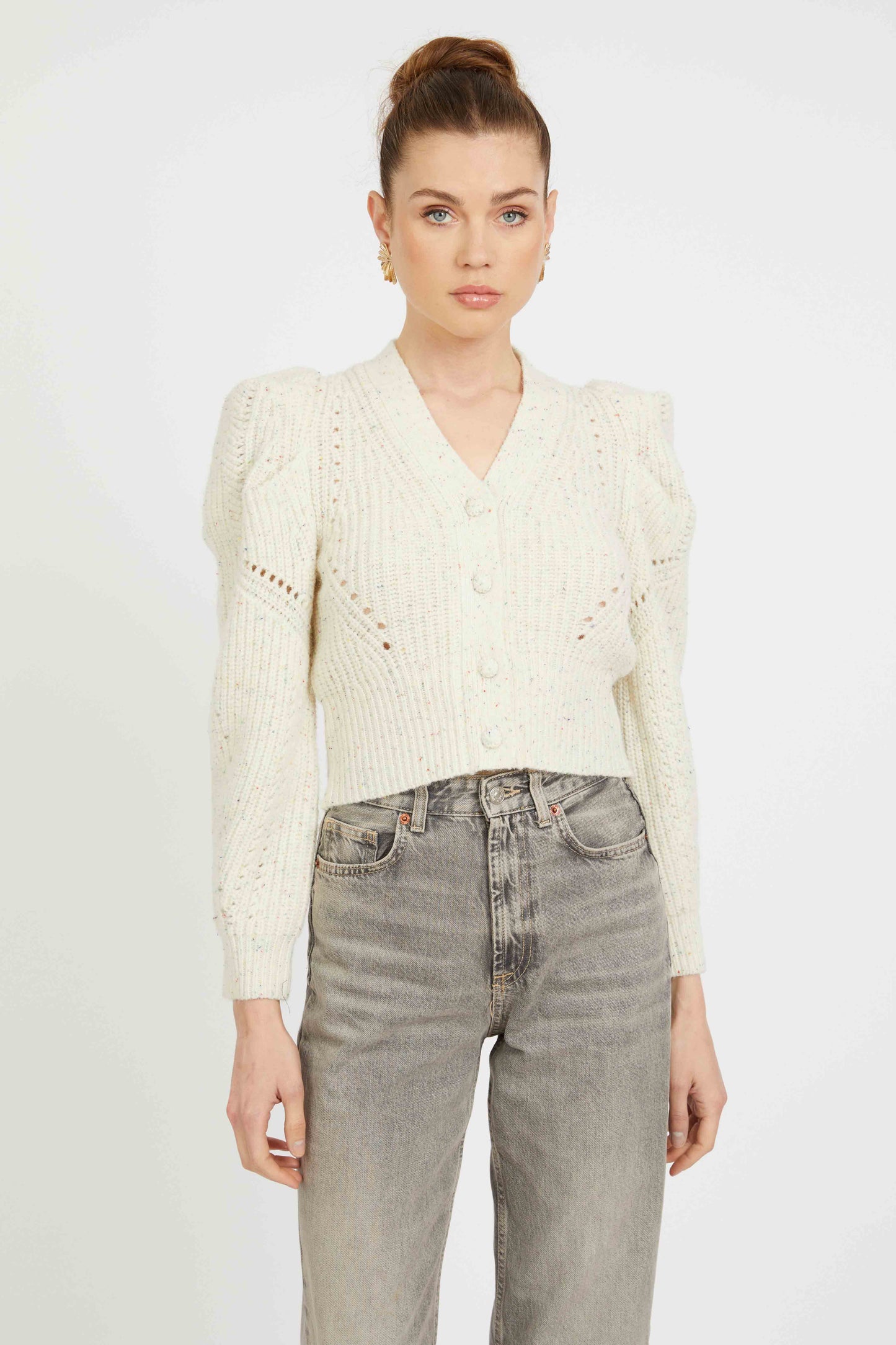 Audra Sweater in Antique White
