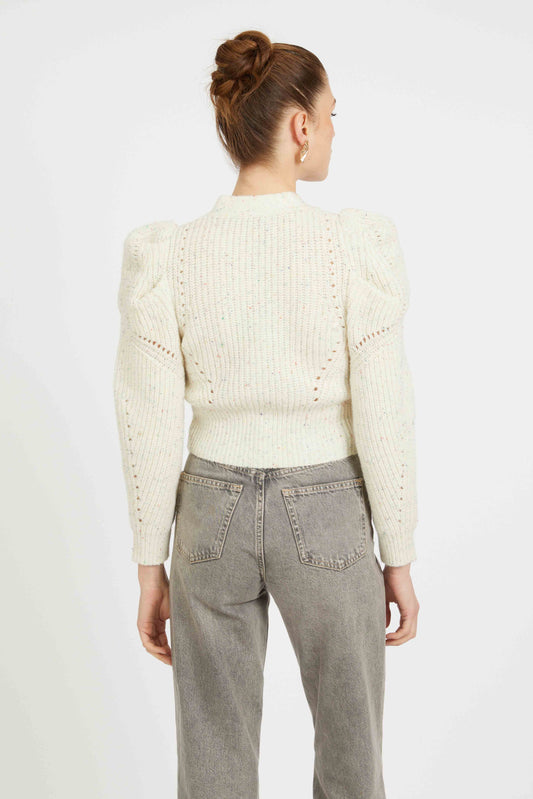 Audra Sweater in Antique White