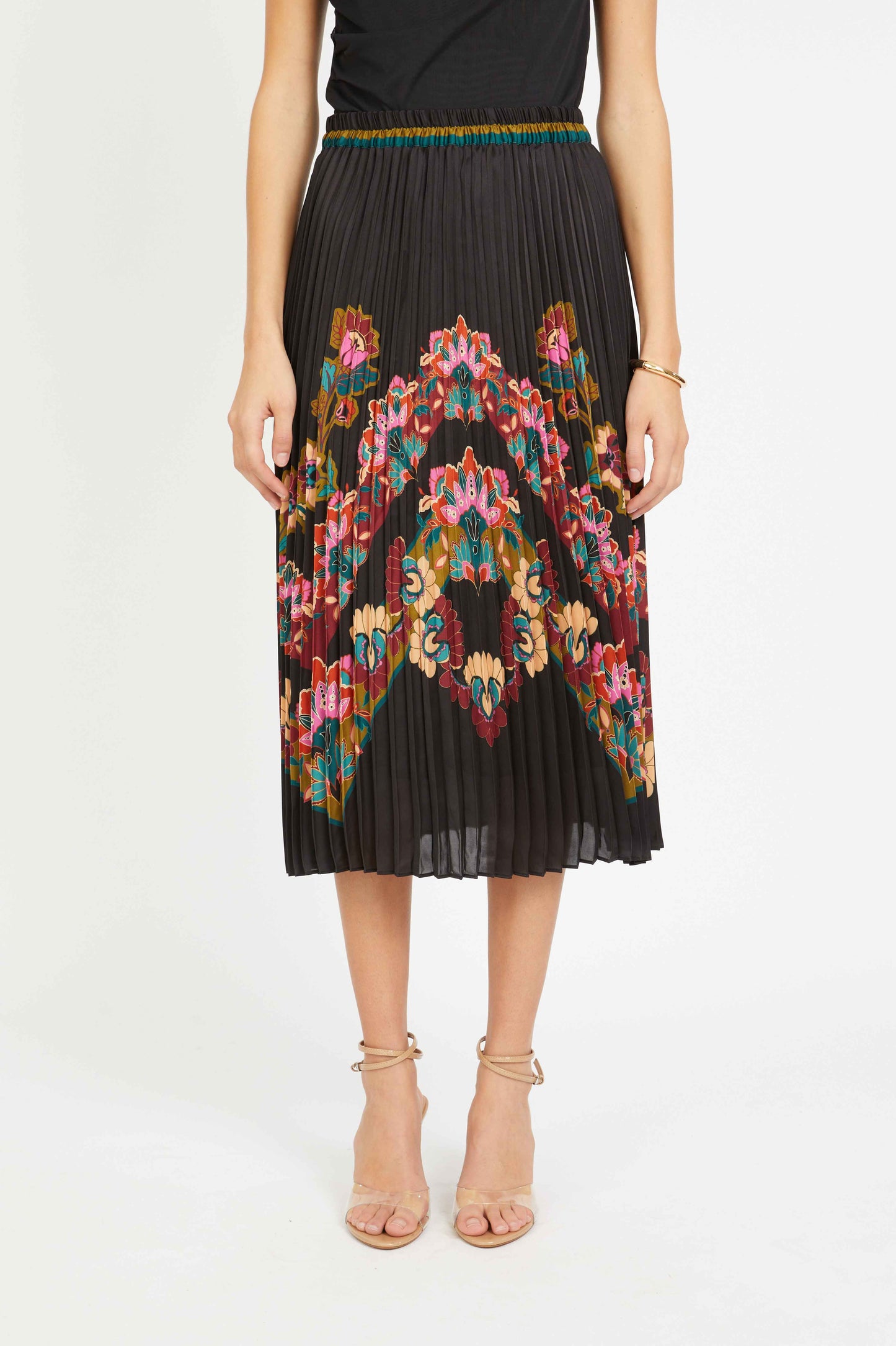 Mia Skirt in Lacquer Bush Lily