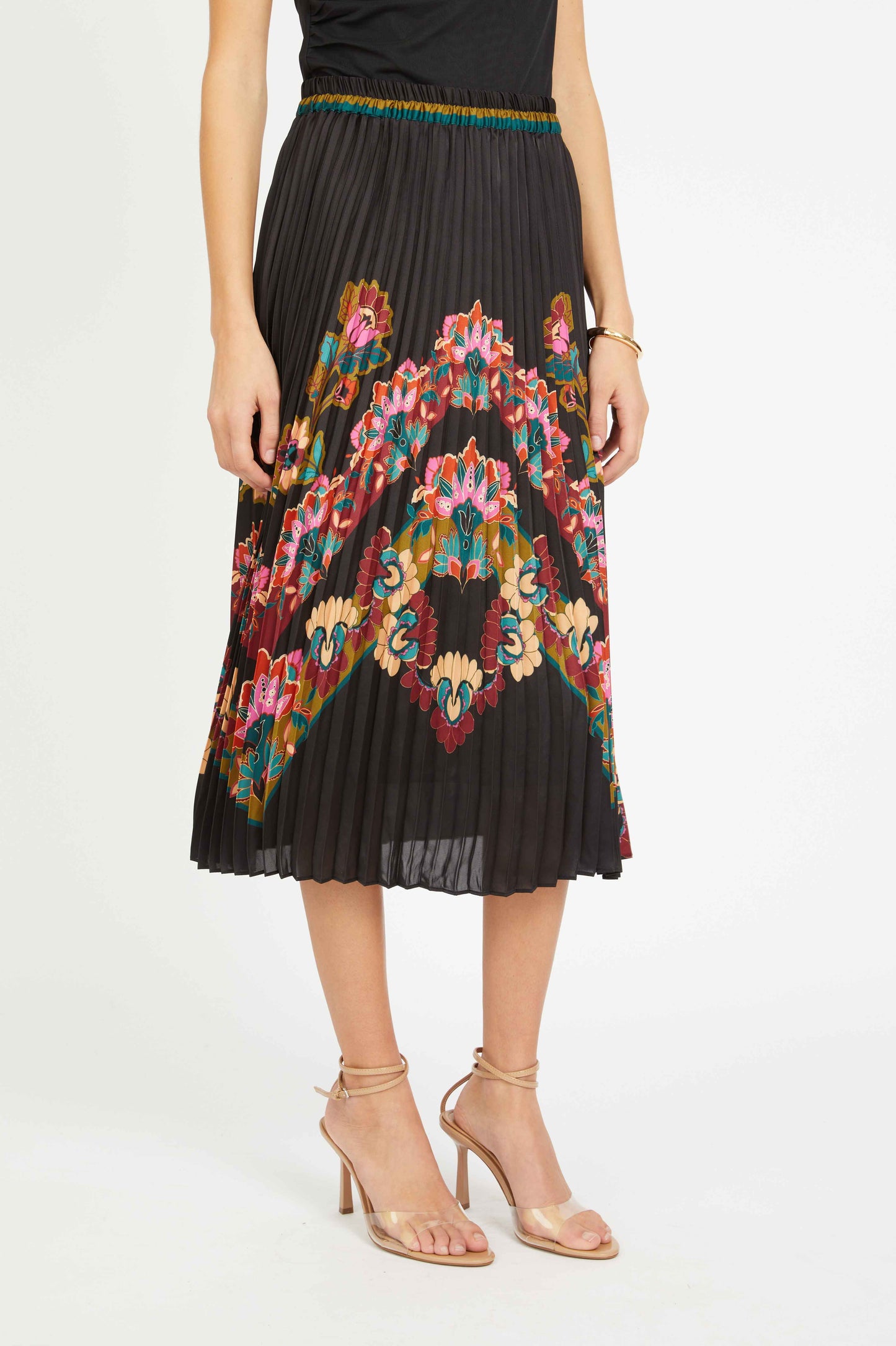 Mia Skirt in Lacquer Bush Lily