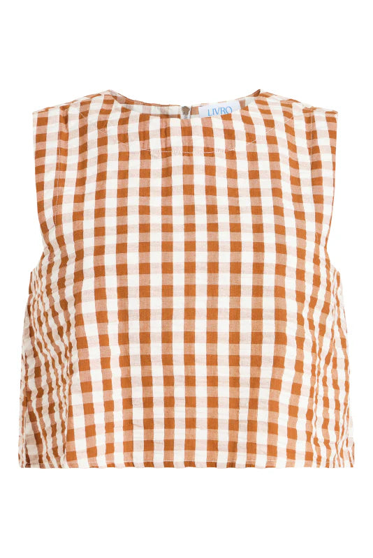 Pavillion Skirt in Field Check