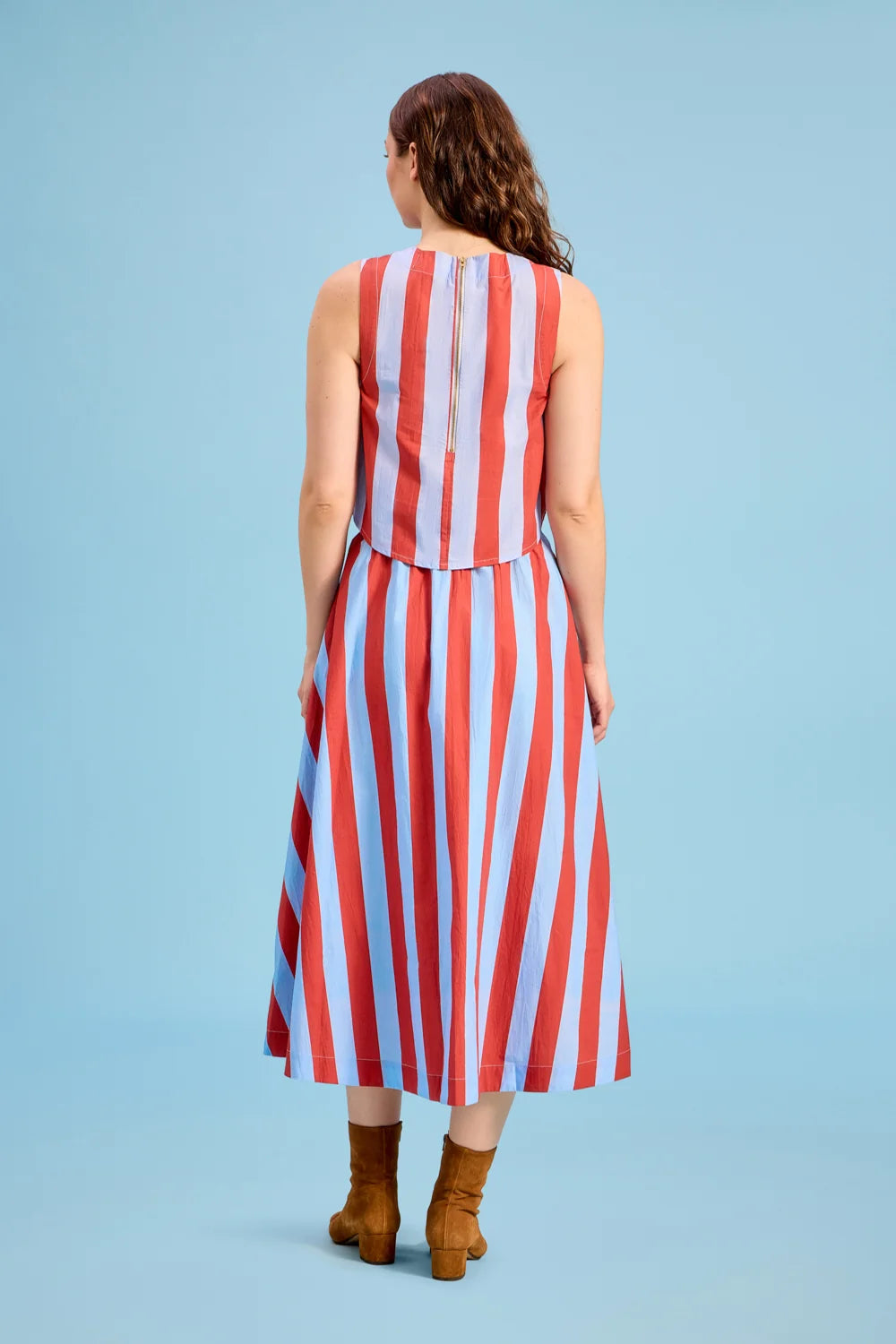 Crop Top in Hearth Stripe