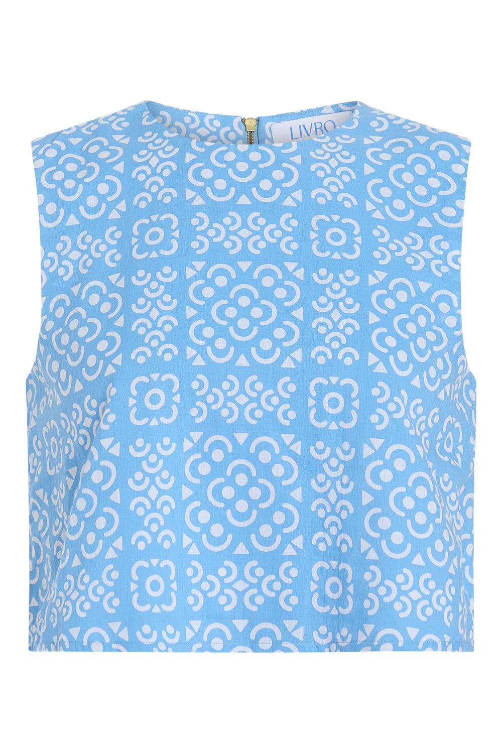 Crop Top in Lanai Tile