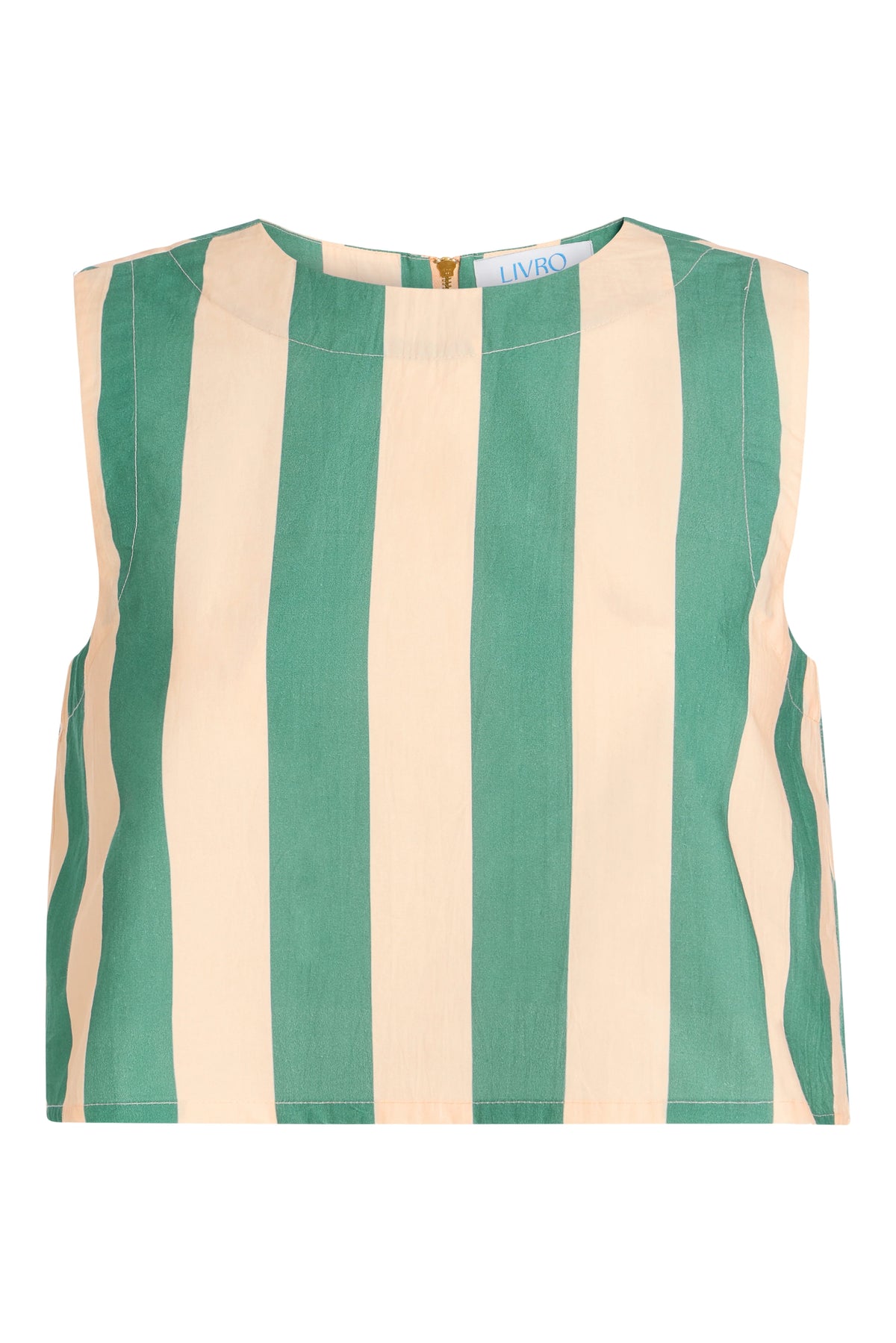 Crop Top in Stone Stripe
