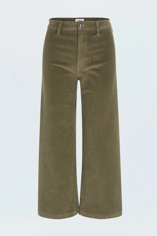 Penny Crop High Rise Wide Leg in Sequoia