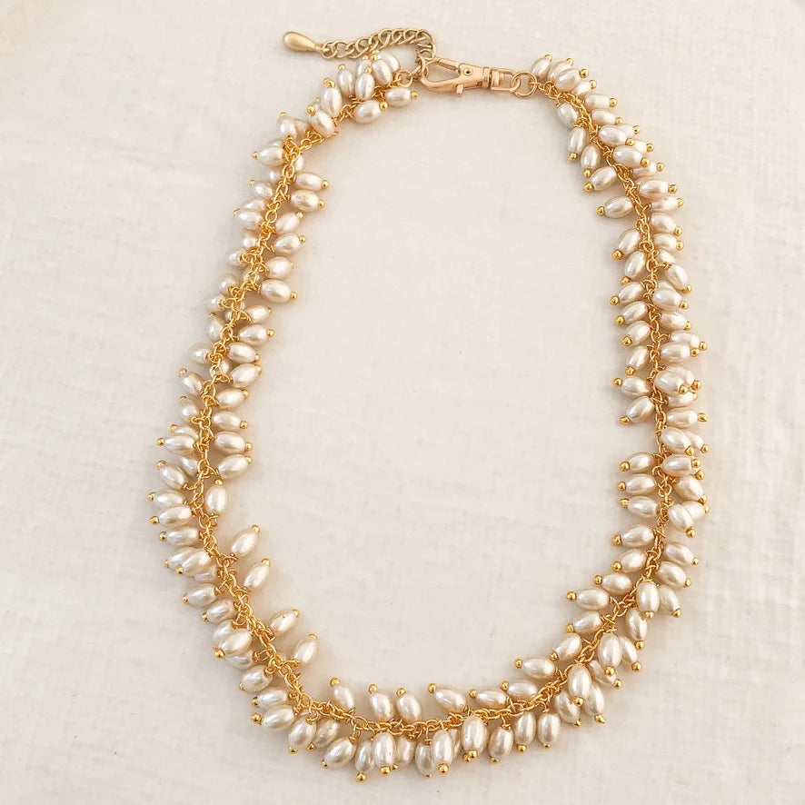 Grape Pearl Rosary Chain