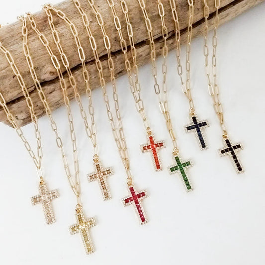 Tile Cross on Paperclip