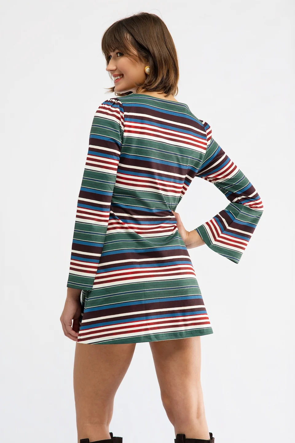 Ellen Dress in Crew Stripe
