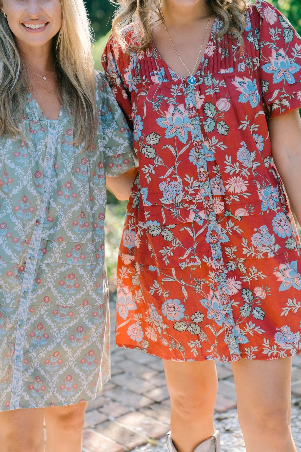 Camille Dress in Scarlet Meadow
