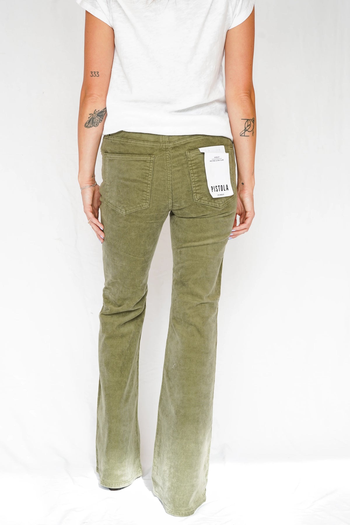 Kinsley Mid Rise Ultra Flare in Sequoia