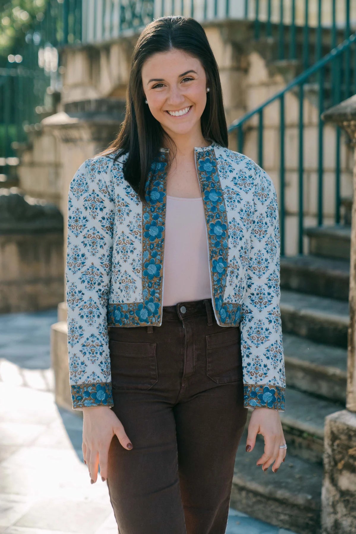 Giselle Jacket in Sandstone
