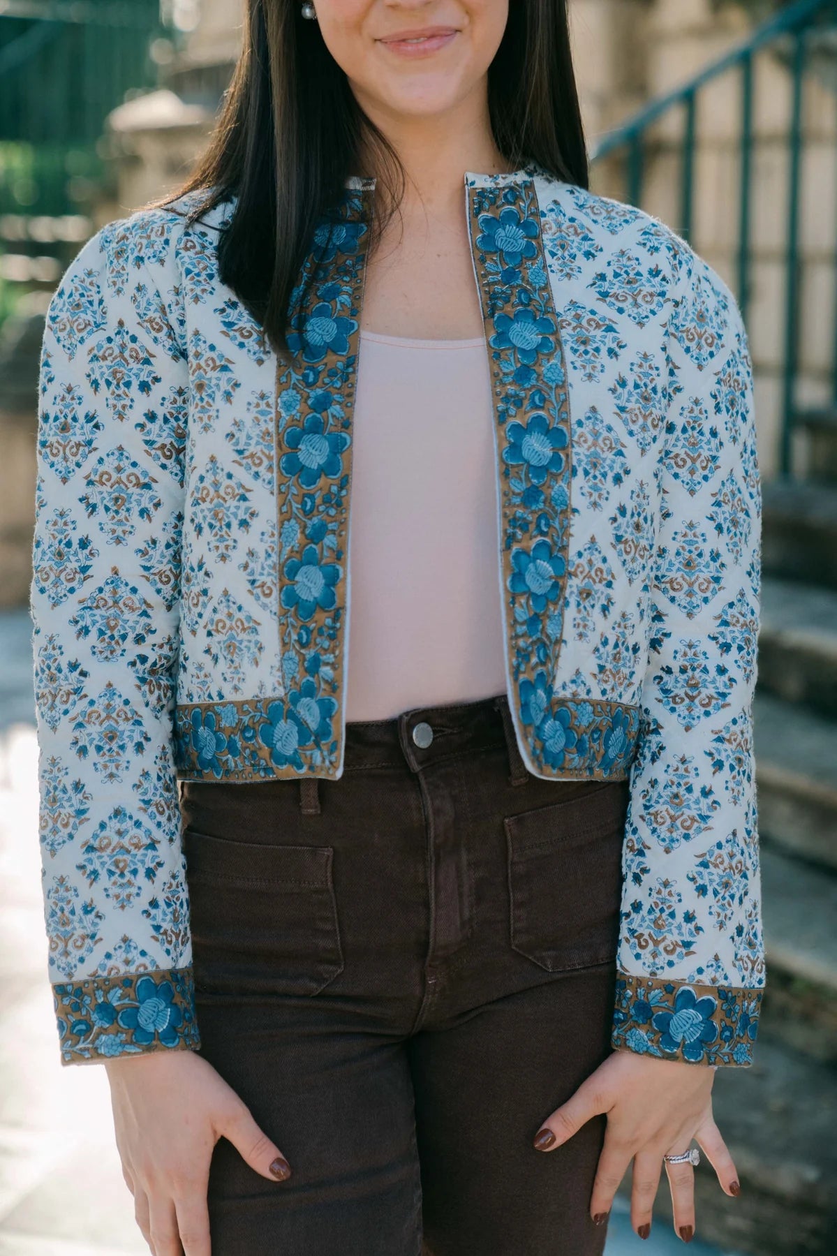 Giselle Jacket in Sandstone