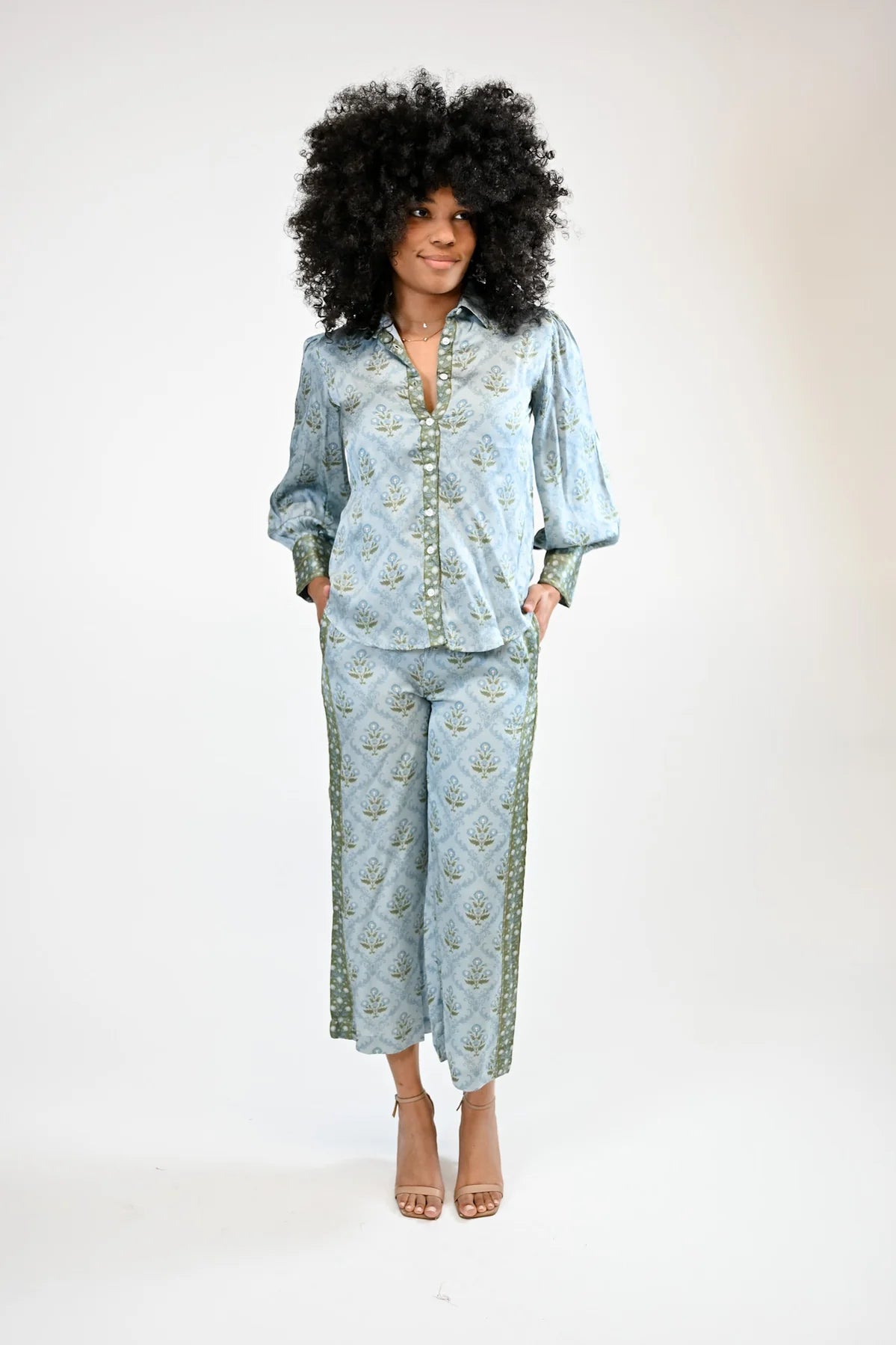 Zara Pant in Frosted Ember