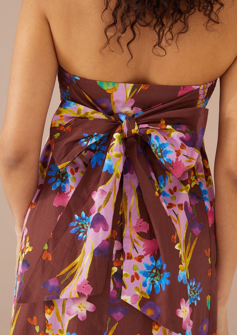 Dalia Skirt Dress in Prairie Floral Cinnamon