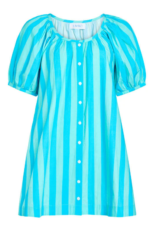 Day Dress in Surf Stripes