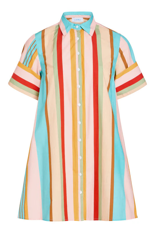 Dock Dress in Amberline Stripes