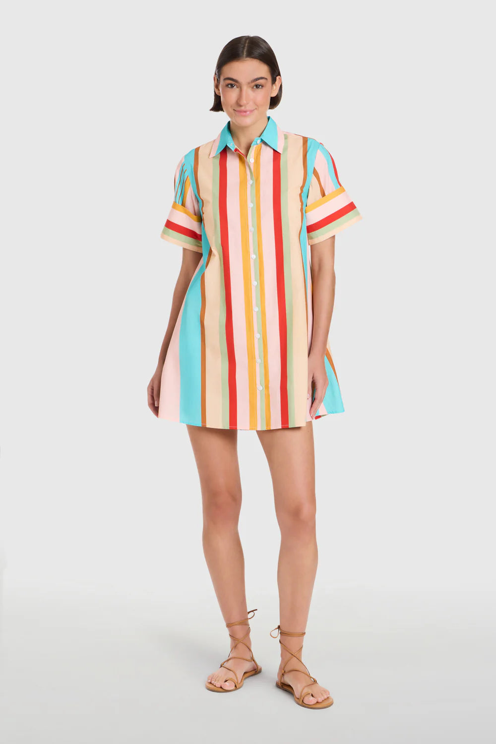 Dock Dress in Amberline Stripes