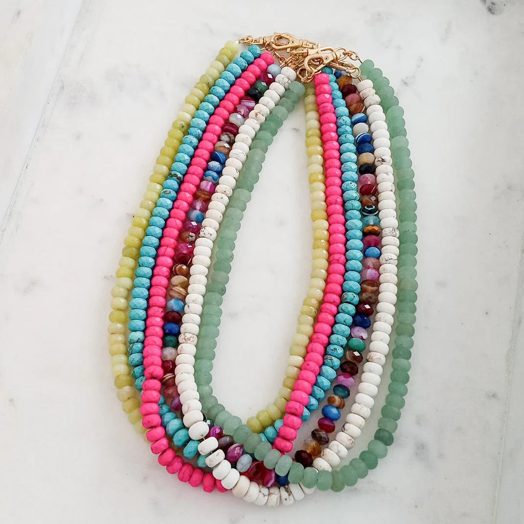 Gemstone Layering Necklace