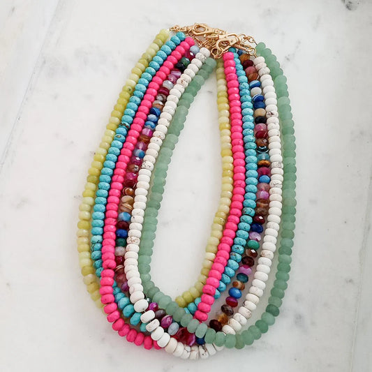 Gemstone Layering Necklace