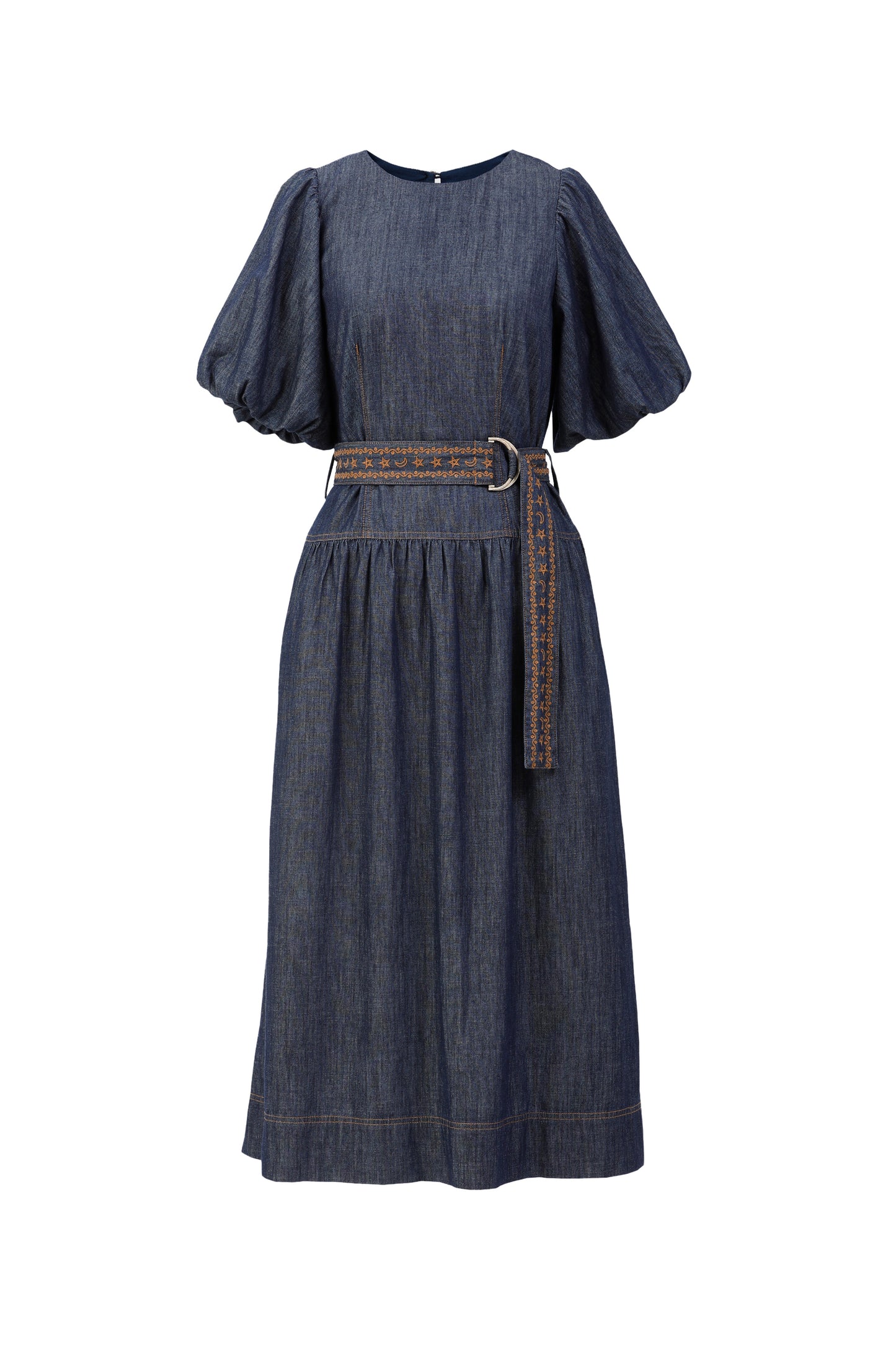 Christina Long Dress in Blue