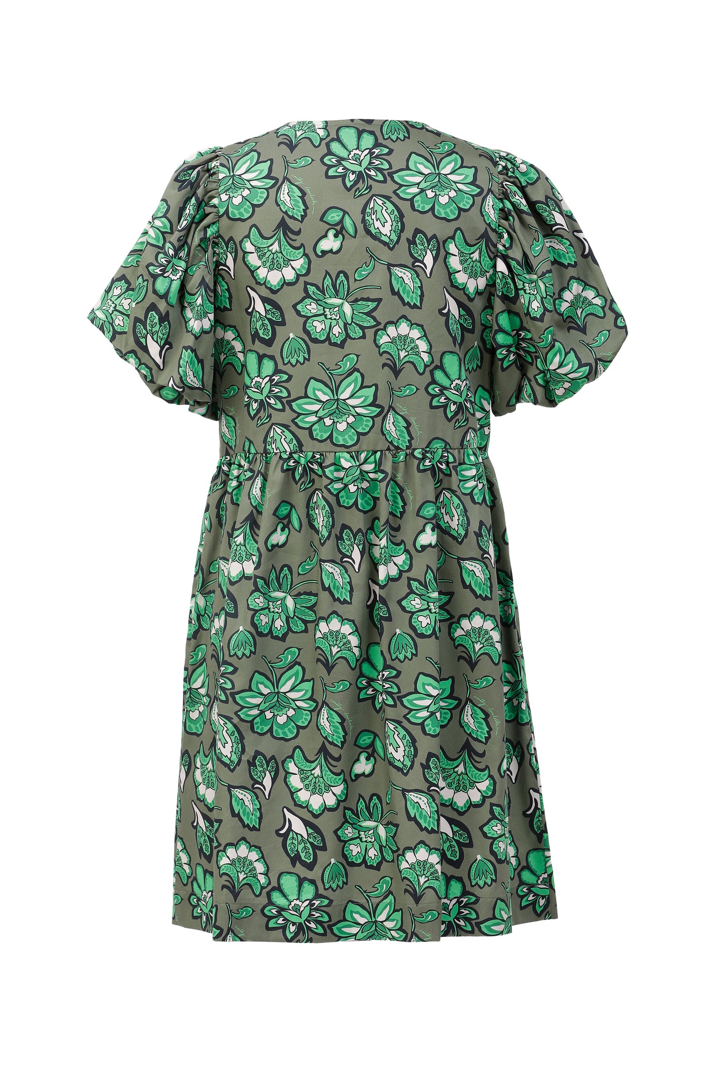 Serena Dress in Wild Green