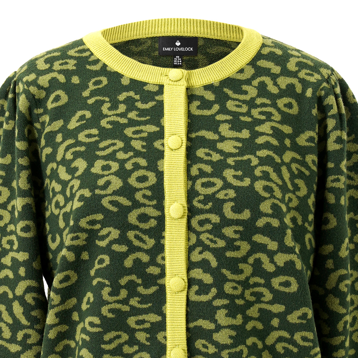 Sherry Cardigan in Pine Needle Leopard