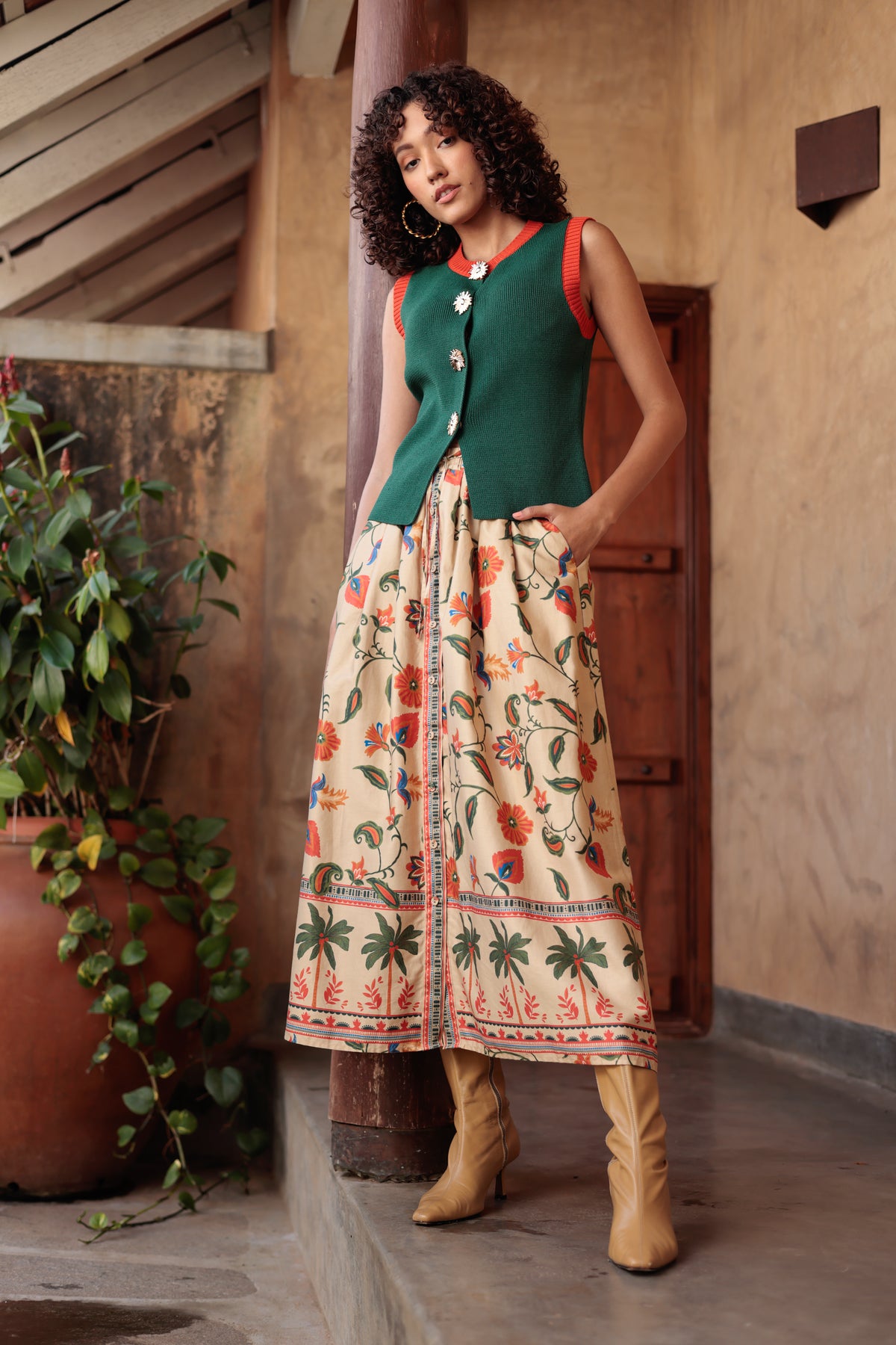 Teri Vest in Pine Needle