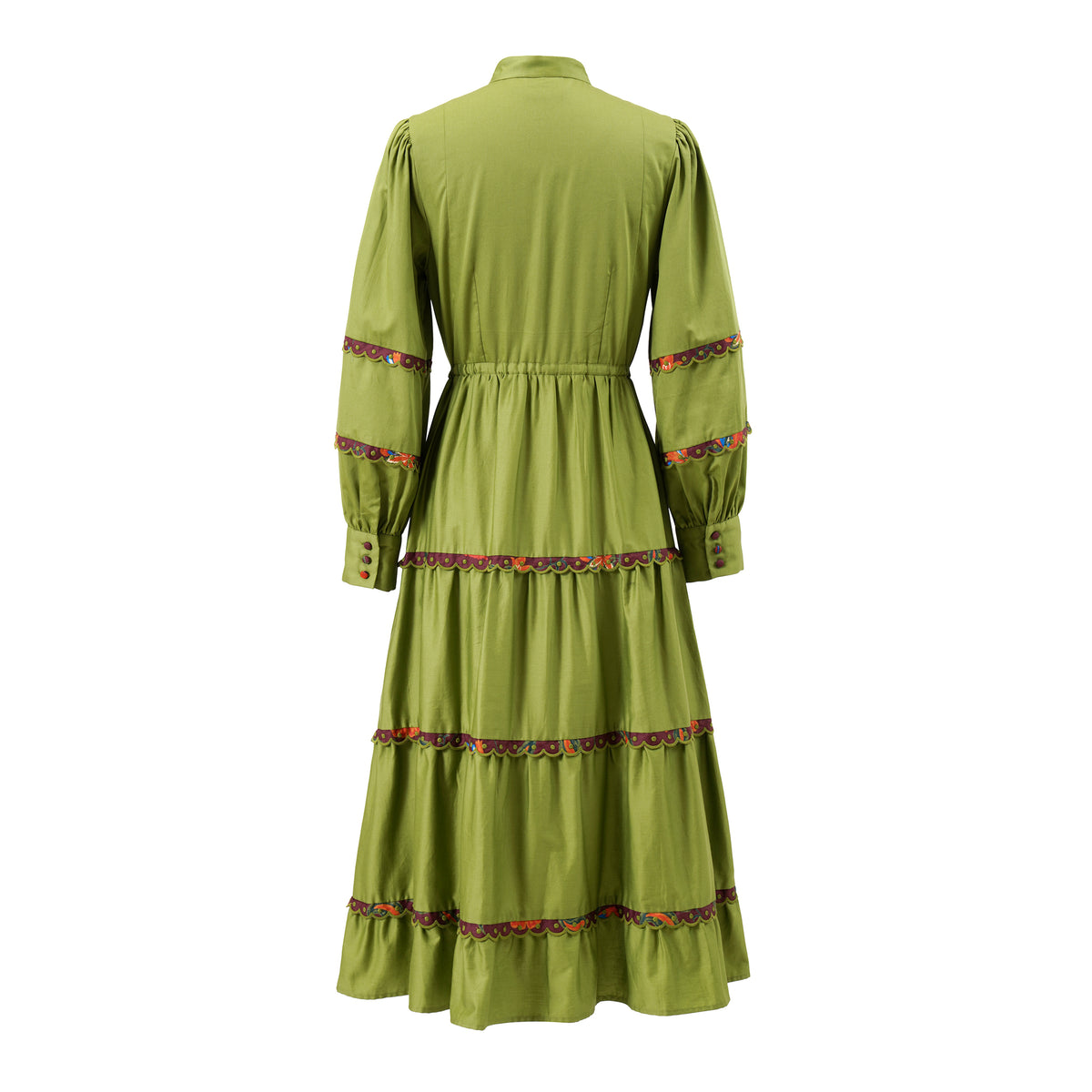 Annette Dress in Grasshopper