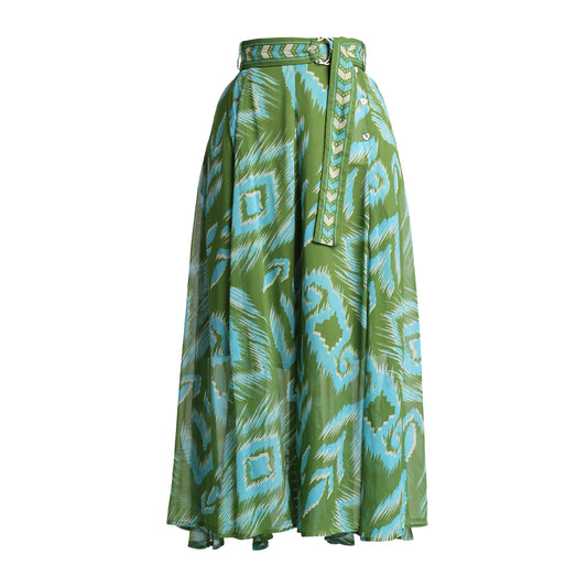 Carol Skirt in Grasshopper