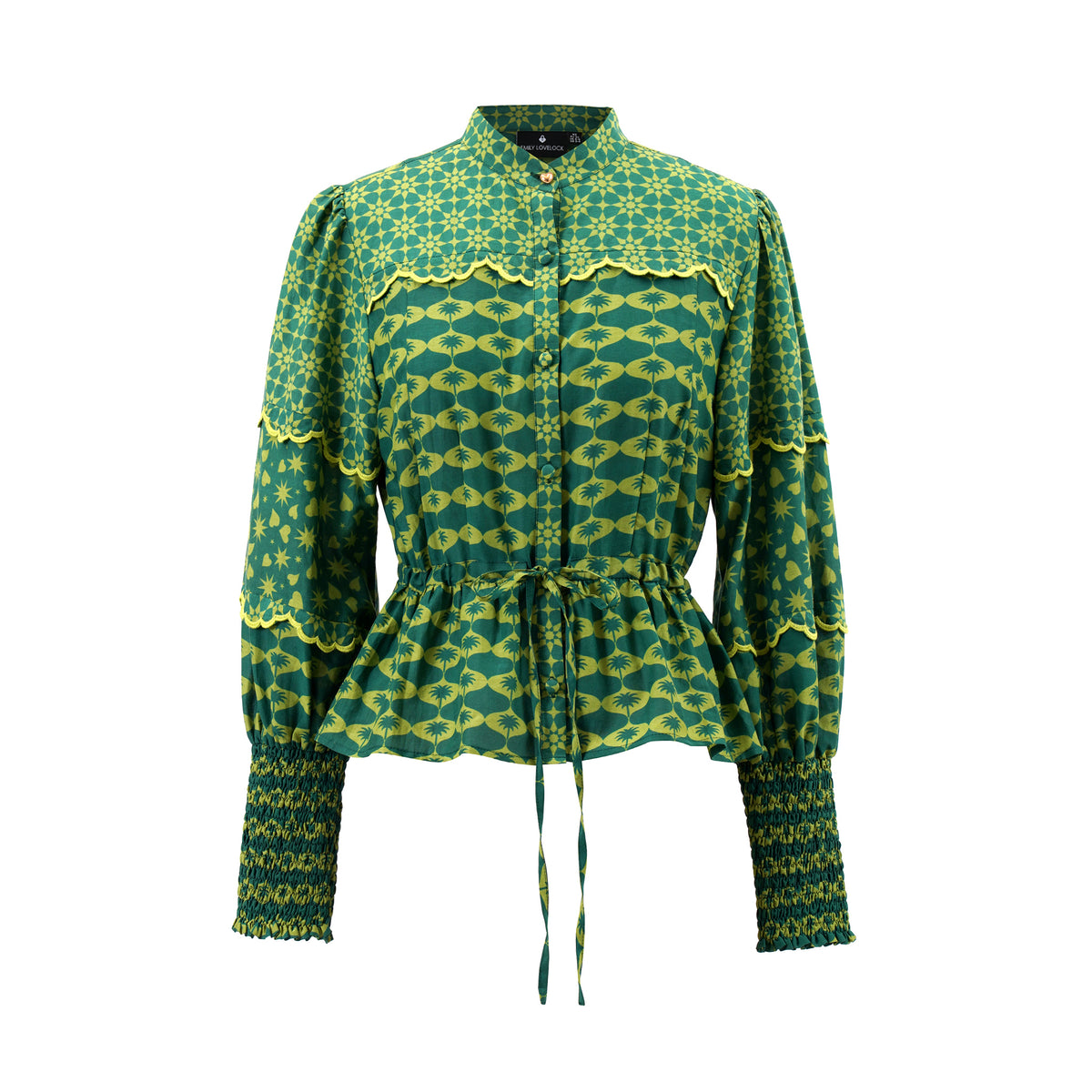 Naomi Blouse in Pine Needle