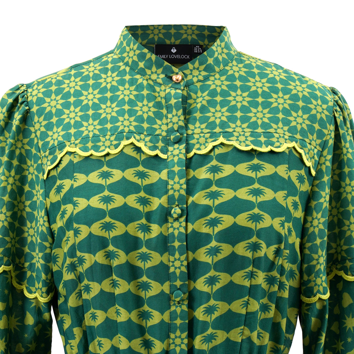 Naomi Blouse in Pine Needle