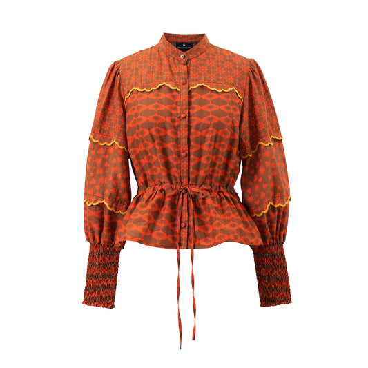Naomi Blouse in Chocolate
