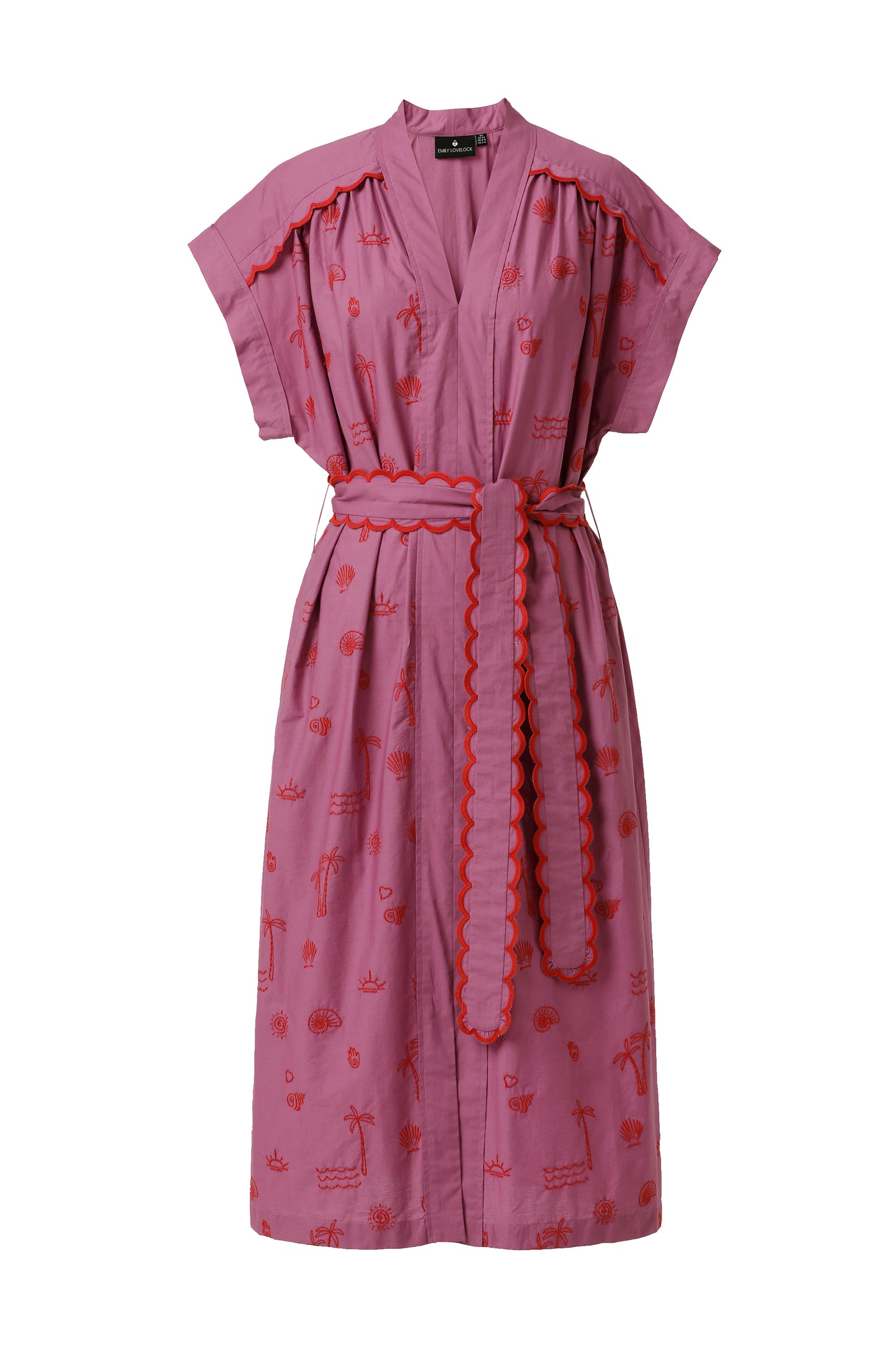 Adley Dress in Mulberry
