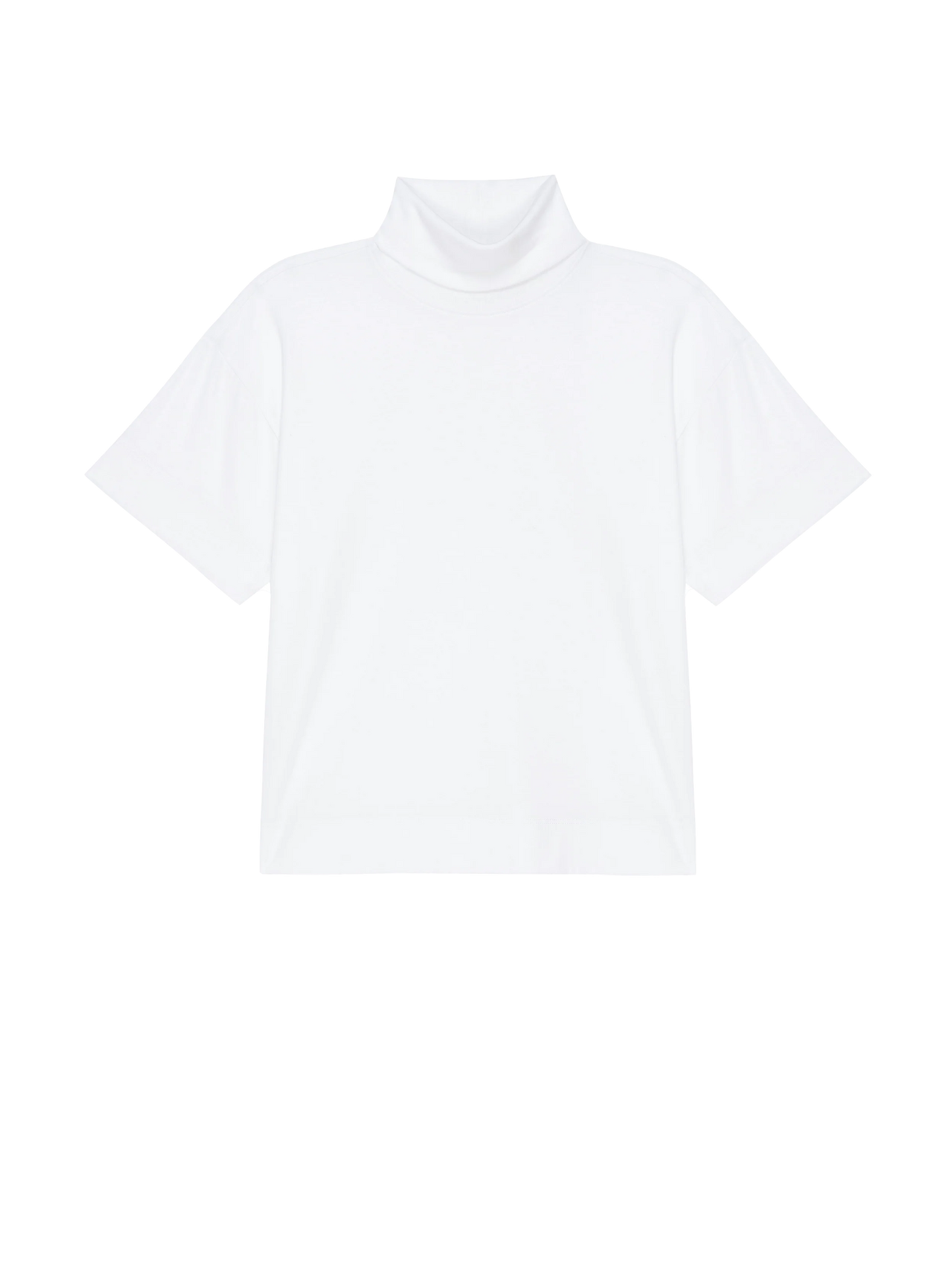 Fable Turtleneck Tee in Porcelain