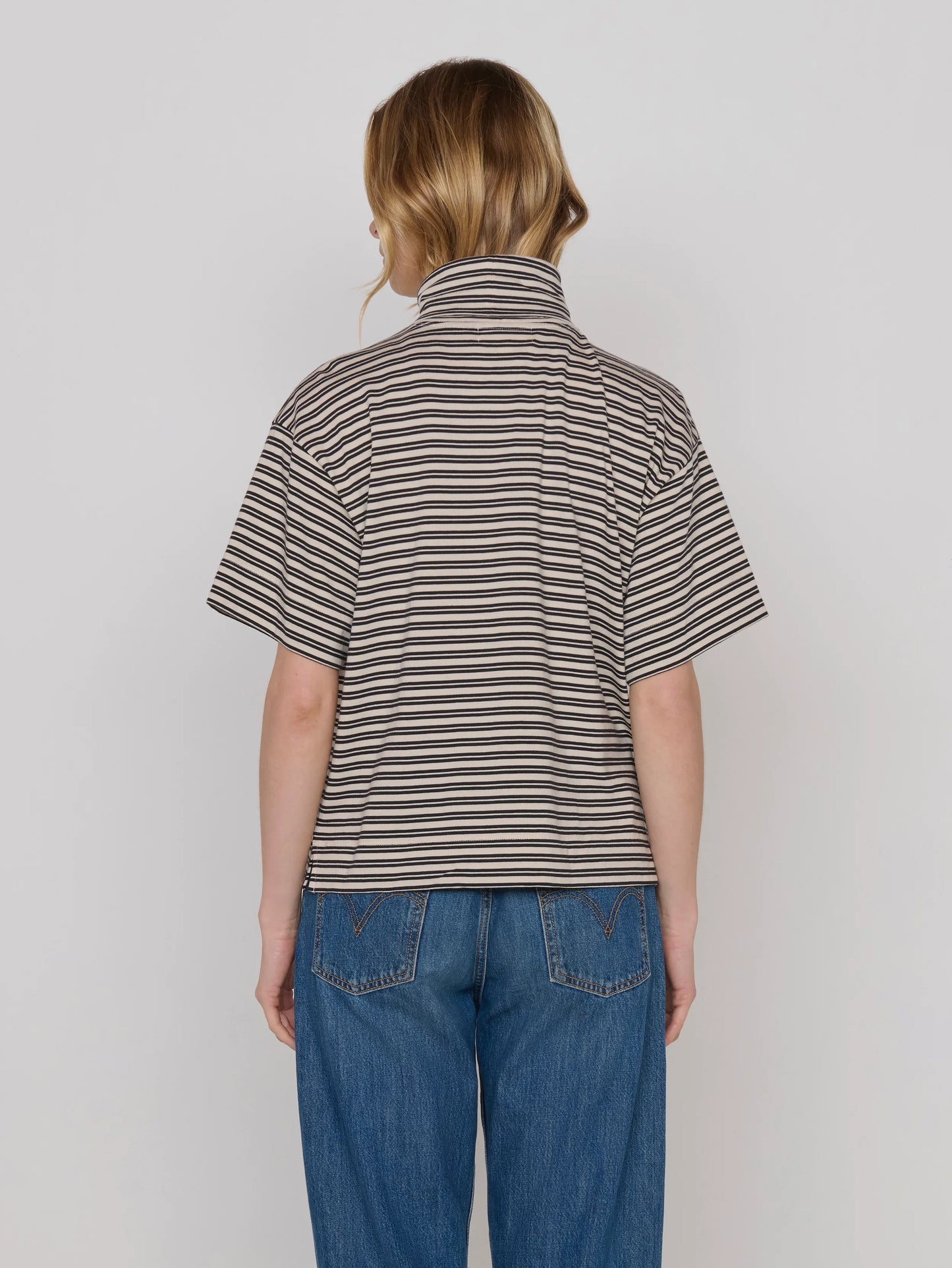 Fable Turtleneck in Vintage Yarn Dye Stripe