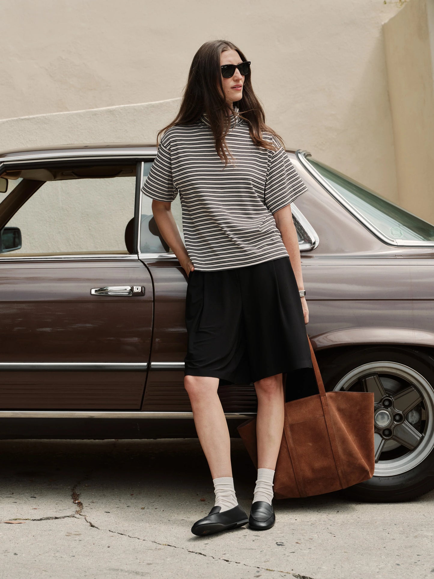 Fable Turtleneck in Vintage Yarn Dye Stripe