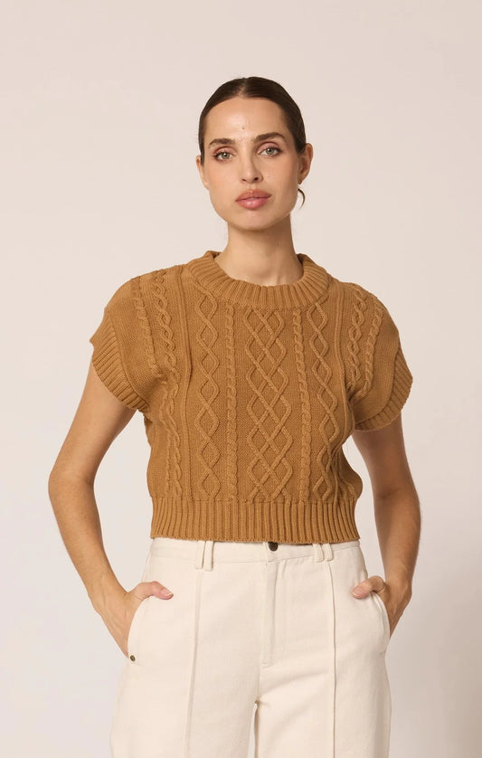 Gigi Sweater in Tan
