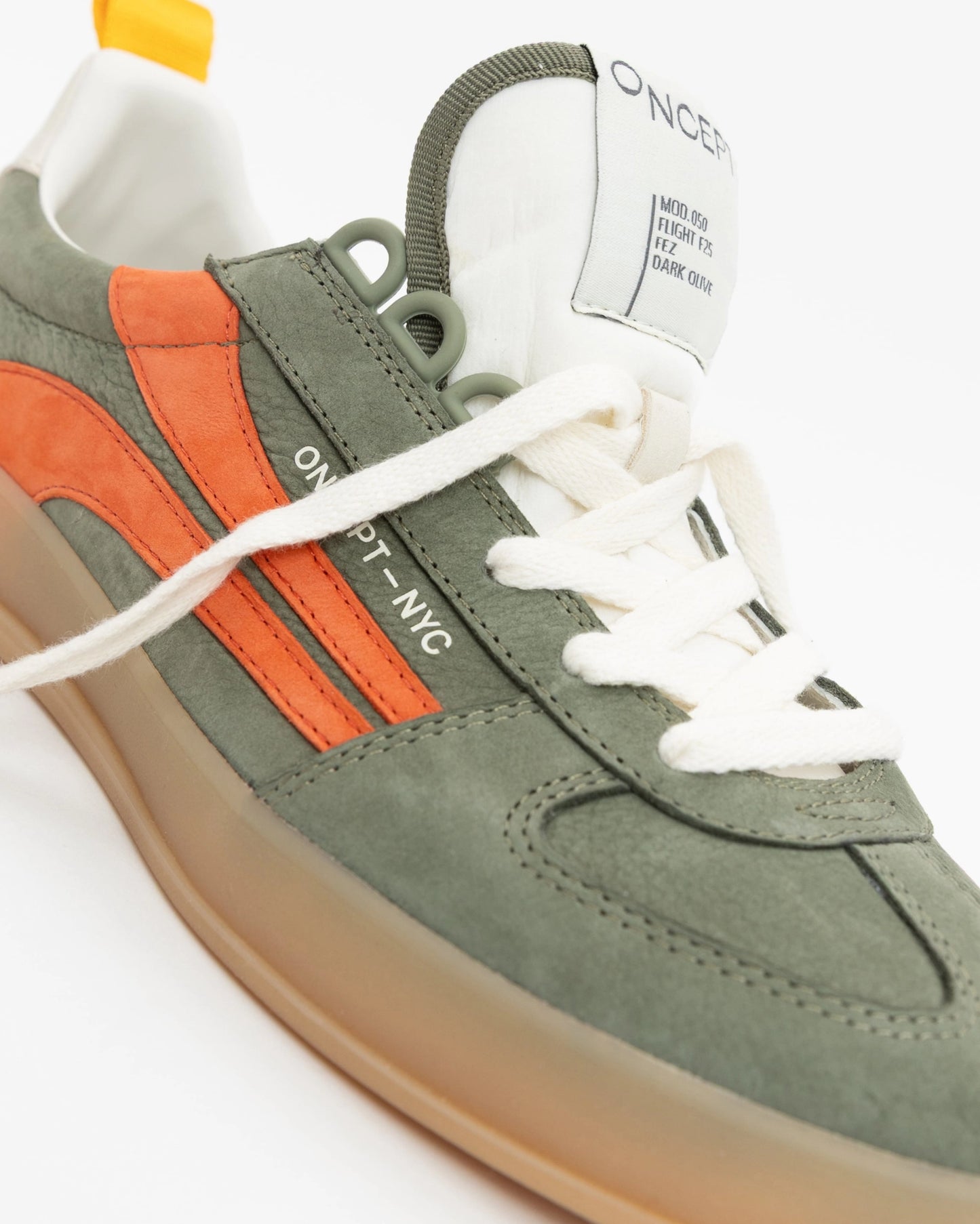 Fez Court Sneaker in Dark Olive