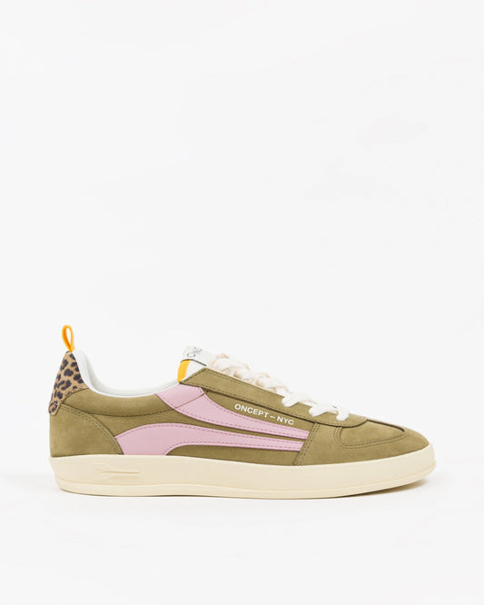 Fez Court Sneaker in Khaki