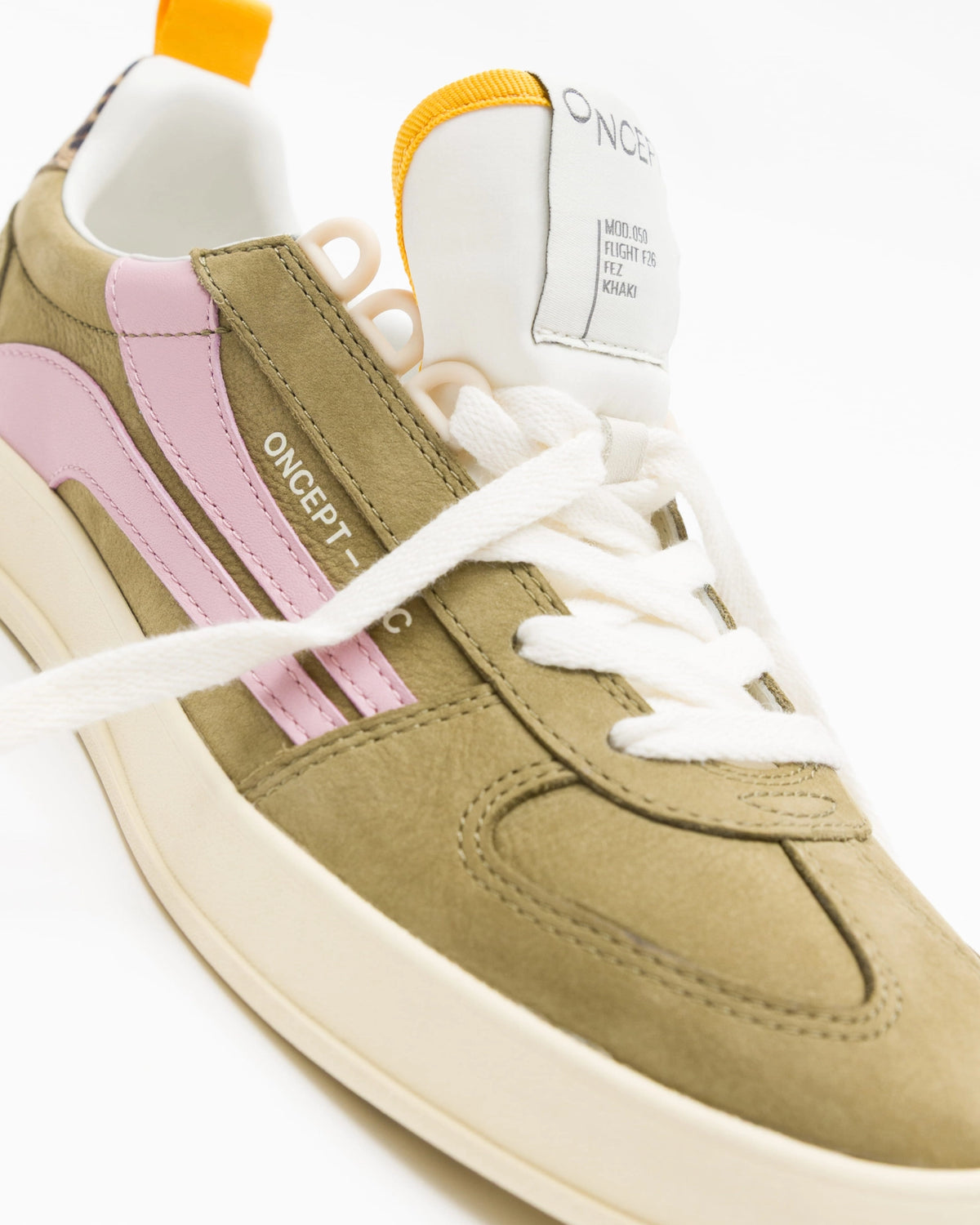 Fez Court Sneaker in Khaki